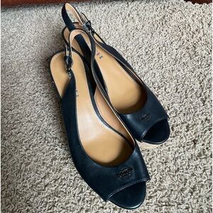 Coach wedge sandals